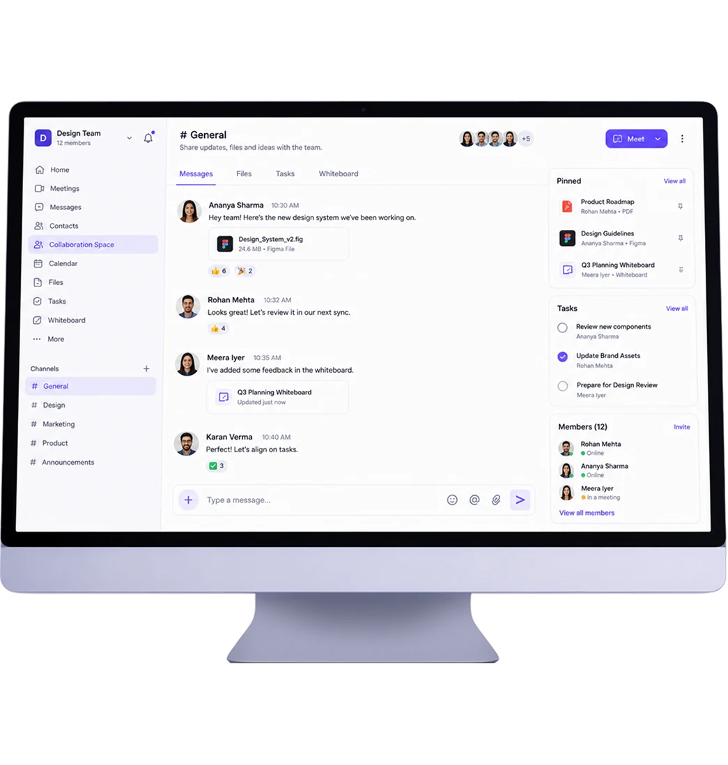 Governed workspace interface