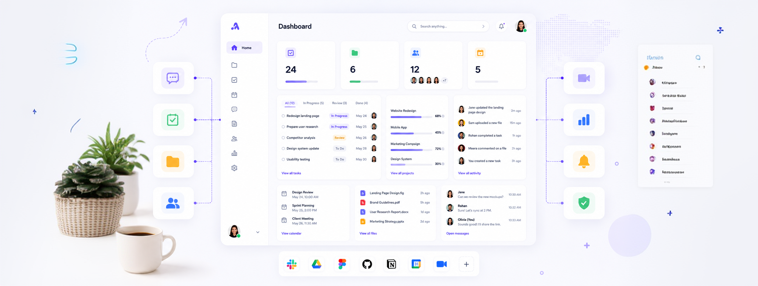 Remote Coordination Hub Dashboard