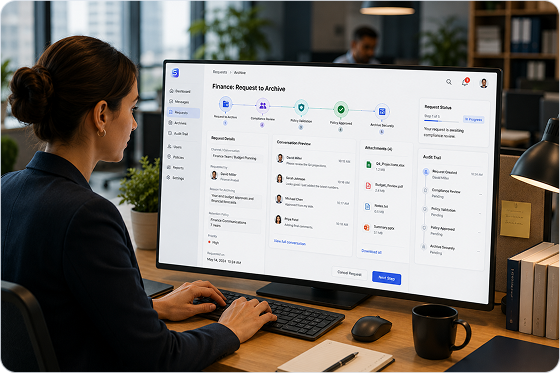 HR request workflow dashboard
