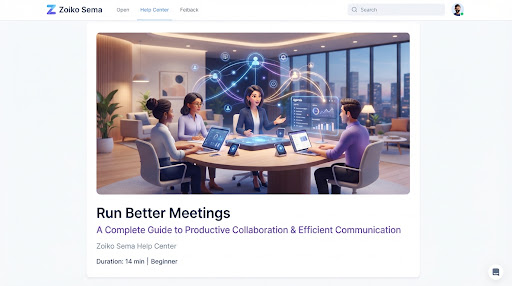 Run Better Meetings